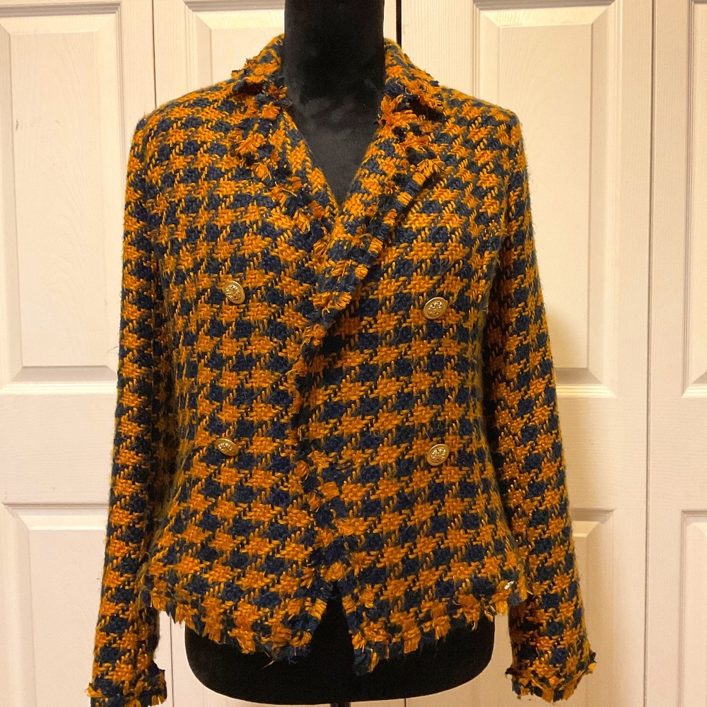Houndstooth pattern Jacket